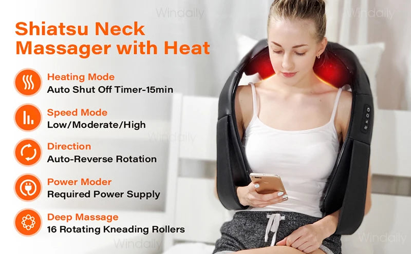 Heated Neck and Shoulder Massager